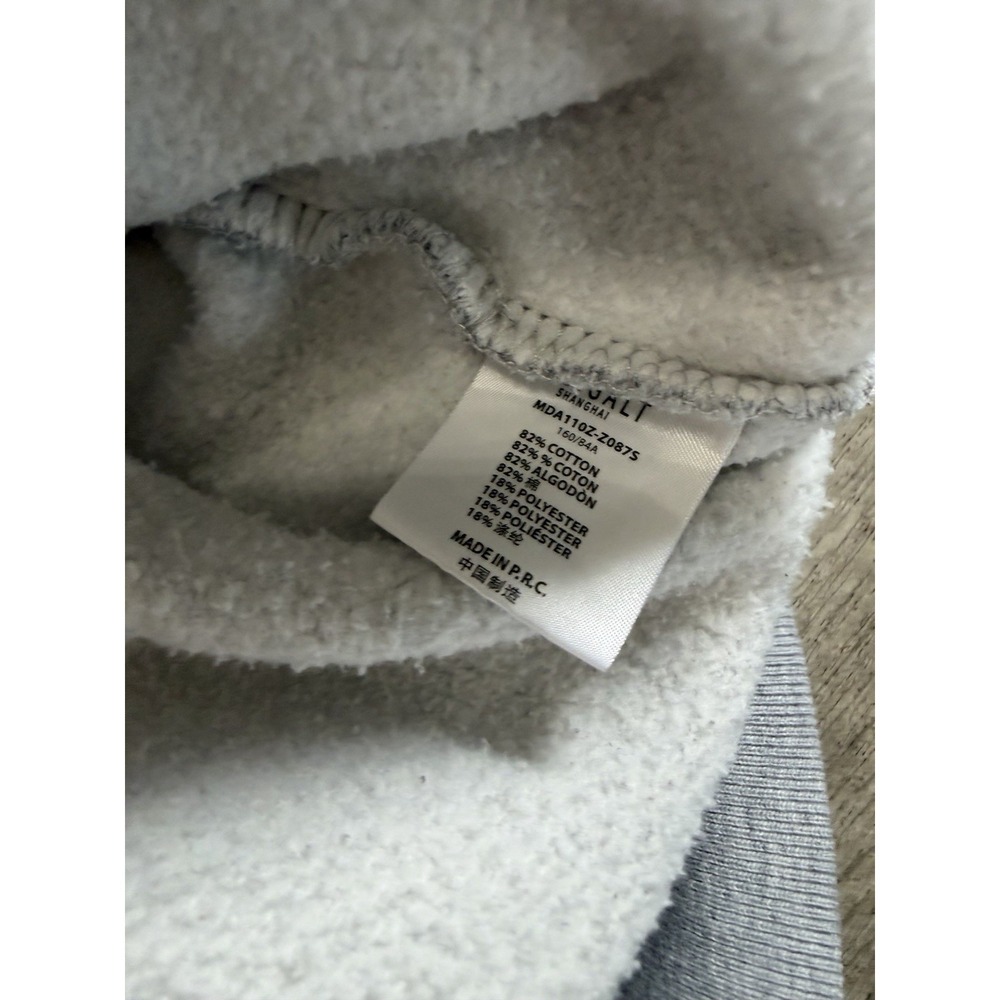 Brandy Melville John Galt Hoodie Women's Gray New York Full Zip Oversized OS - Picture 4 of 5
